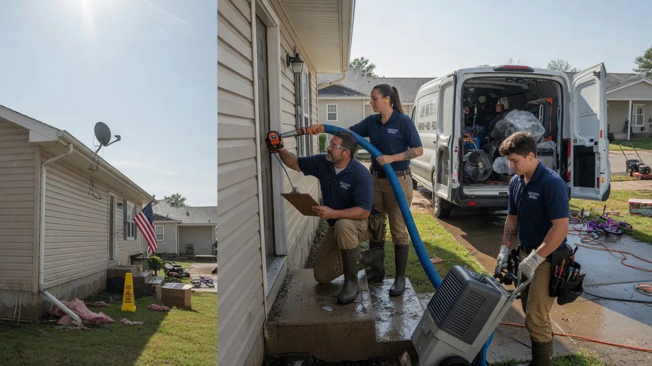 Ceiling Water Damage Restoration in Browning, IL near me